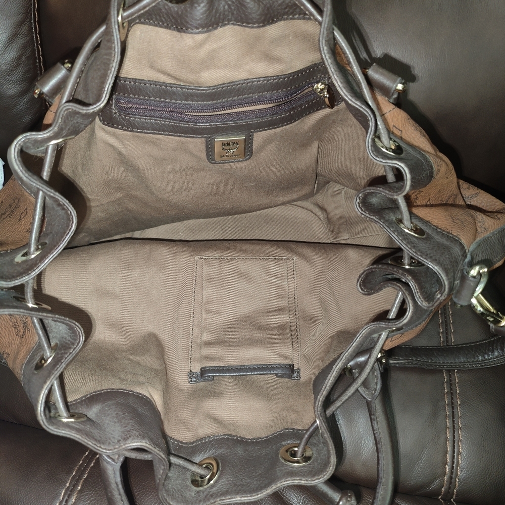 Authentic MCM  Drawstrings Two Way Bag - Picture 15 of 16
